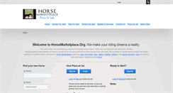 Desktop Screenshot of horsemarketplace.org